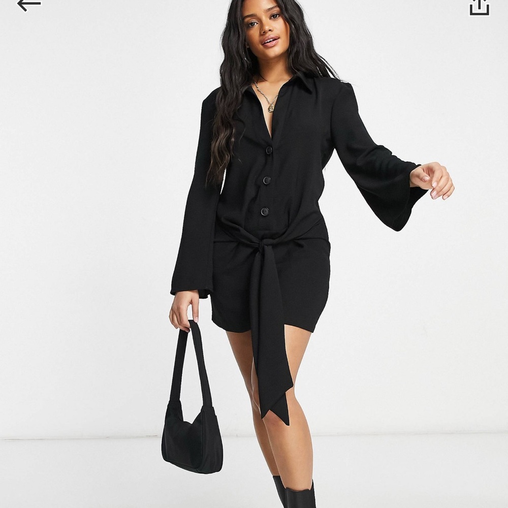 ASOS TIE WAIST DRESS